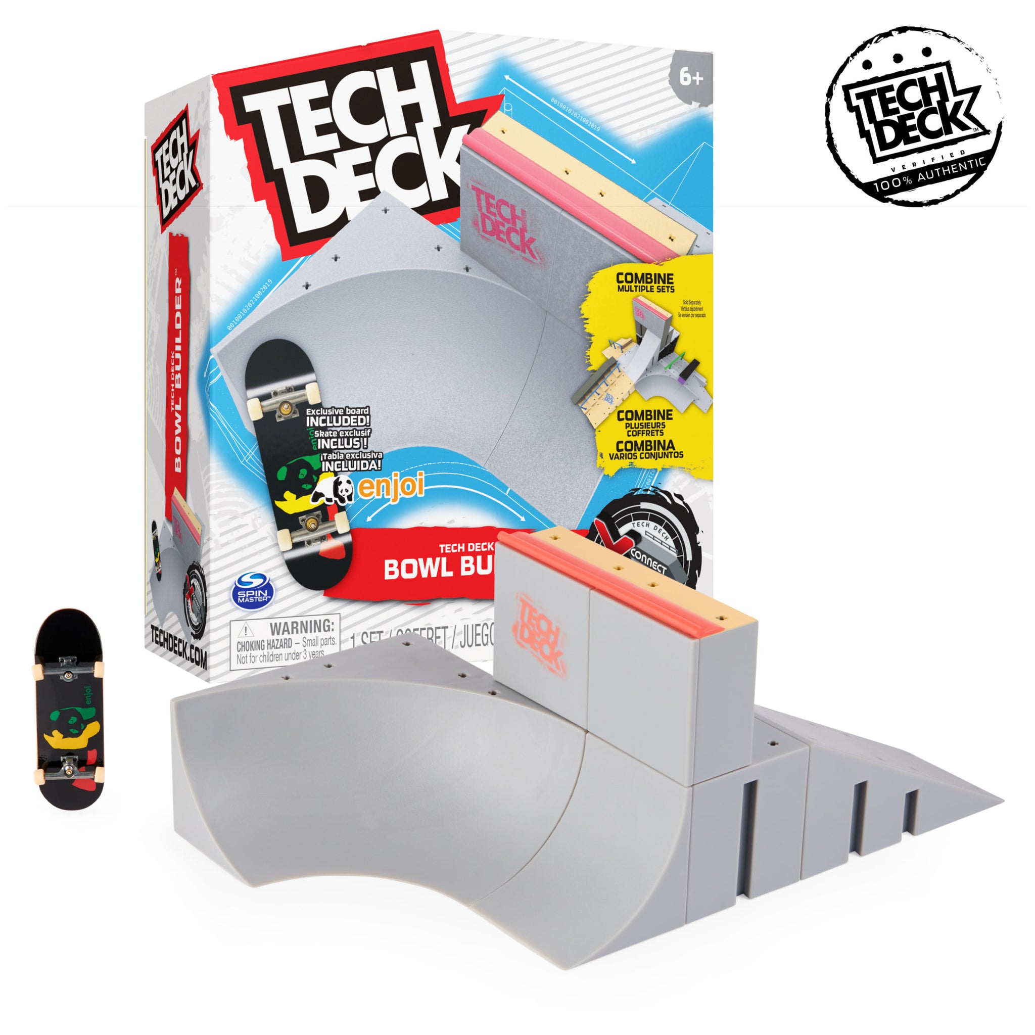 Tech Deck, Bowl Builder X-Connect Fingerboard Skate Park Playset