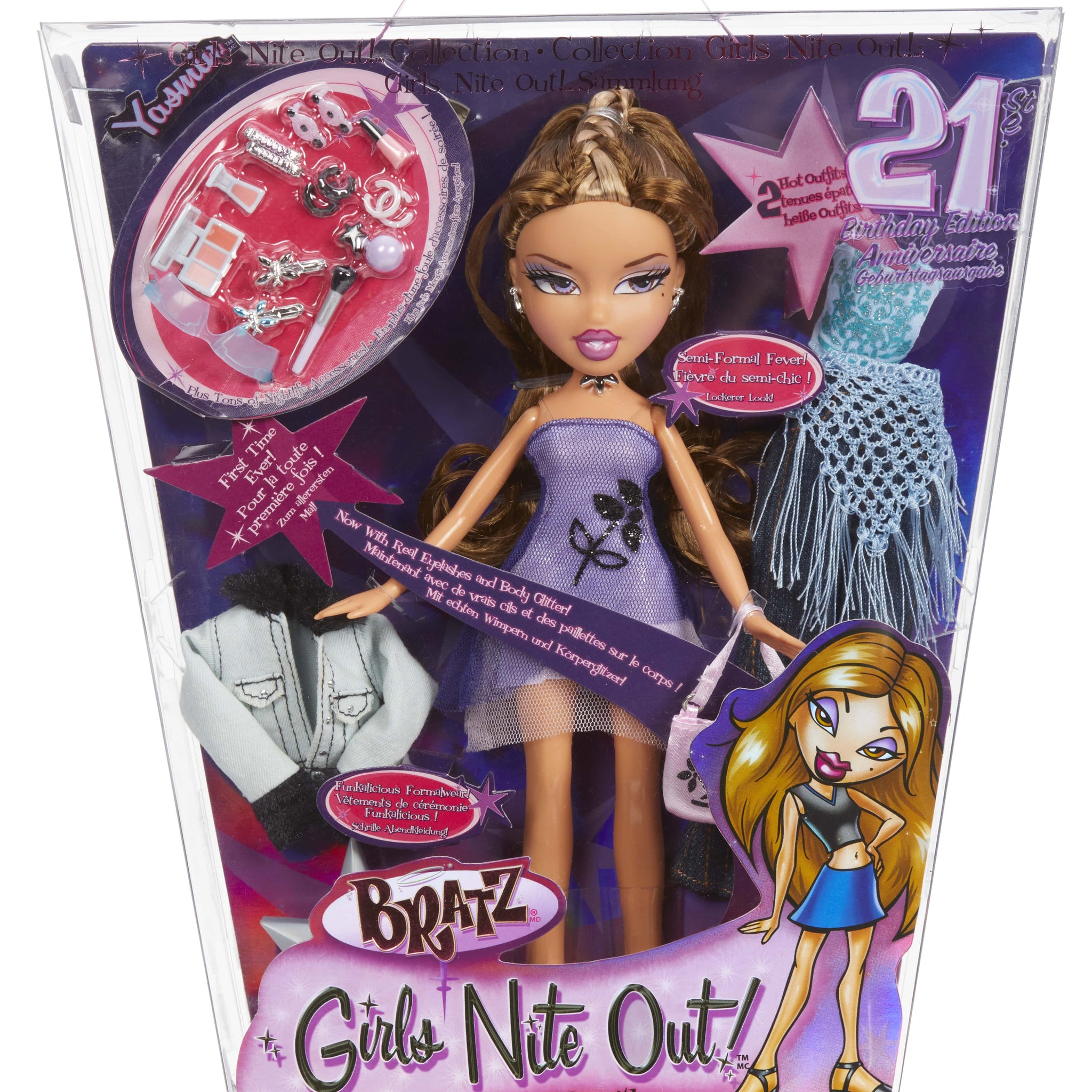 Bratz® Girls Nite Out™ 21st Birthday Edition Fashion Doll Yasmin™