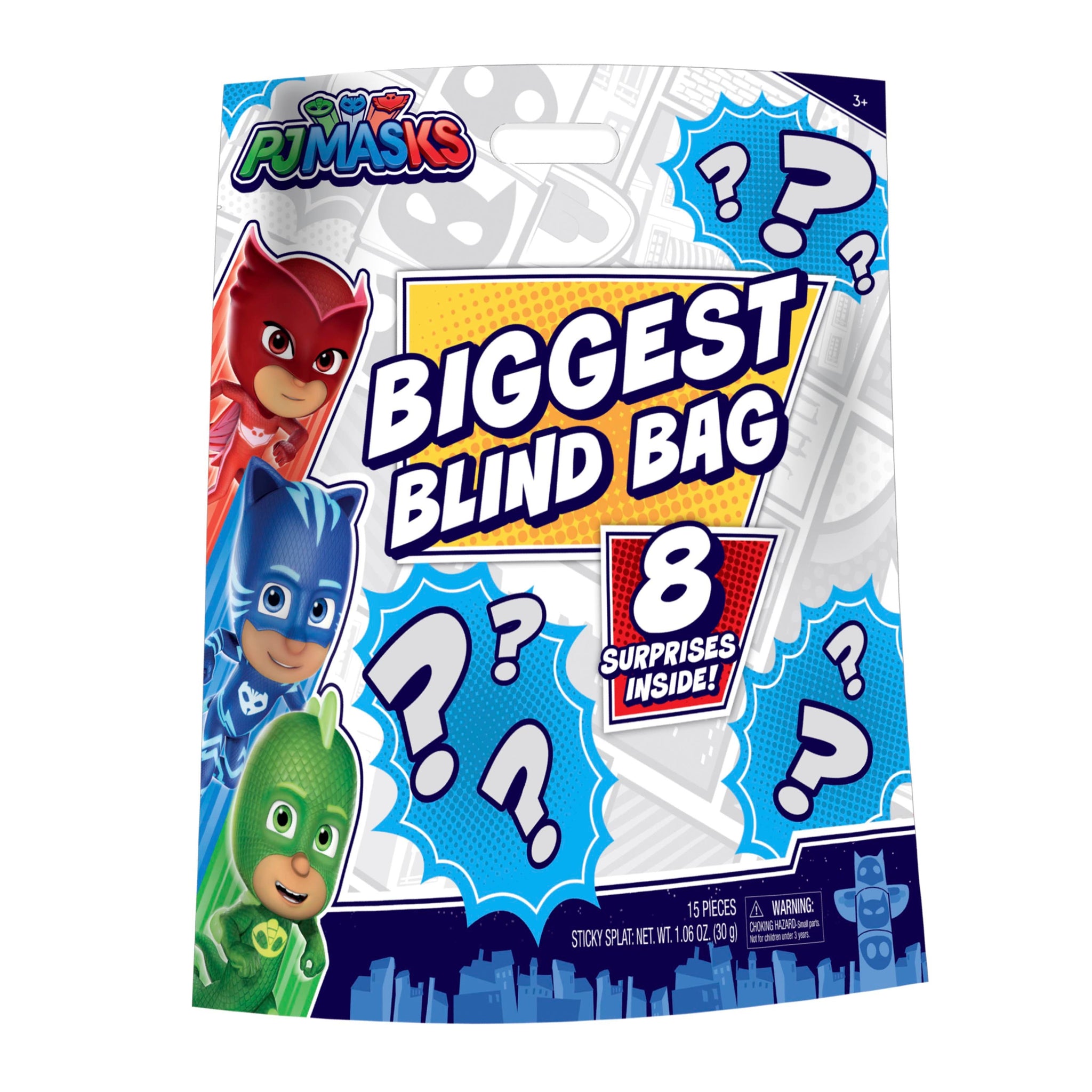 Just Play PJ Masks Biggest Blind Bag Ever, 8 pieces, Preschool Ages 3 up