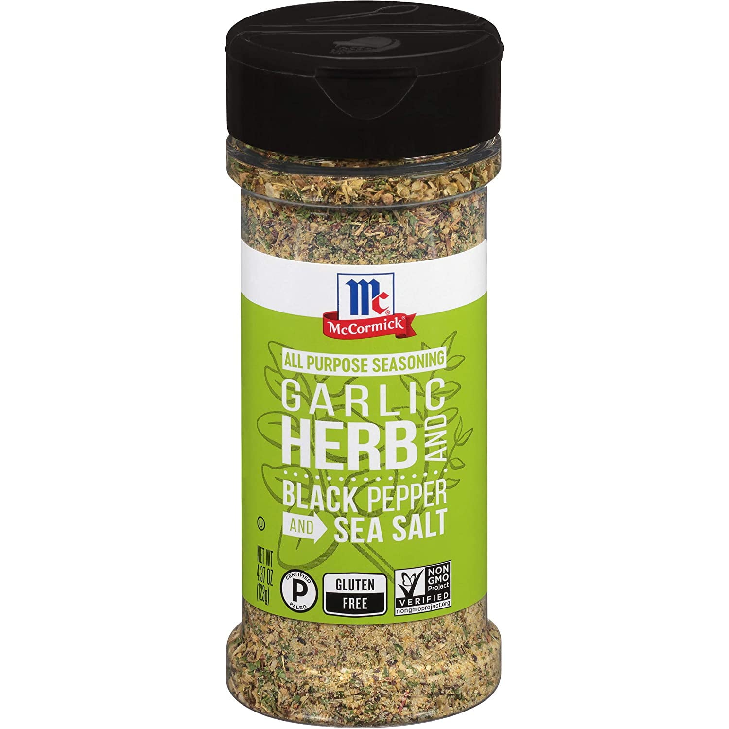 McCormick Garlic, Herb and Black Pepper and Sea Salt All Purpose Seasoning, 4.37 oz