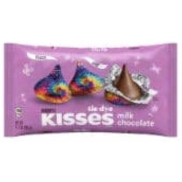 Hershey's Kisses Tie Dye Milk Chocolate Candy