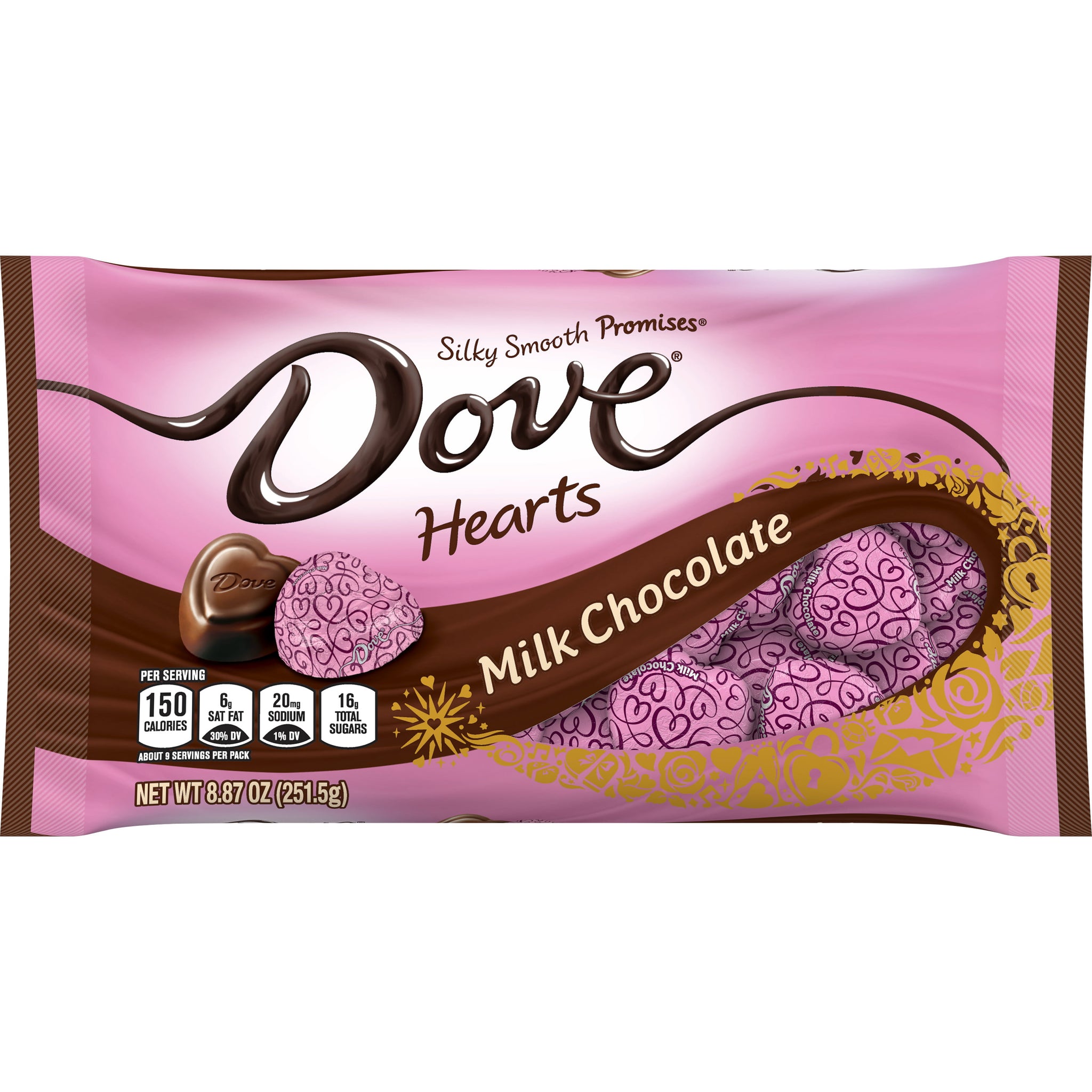 Dove Promises Heart Valentines Day Chocolate Candy - 8.87 oz Bag