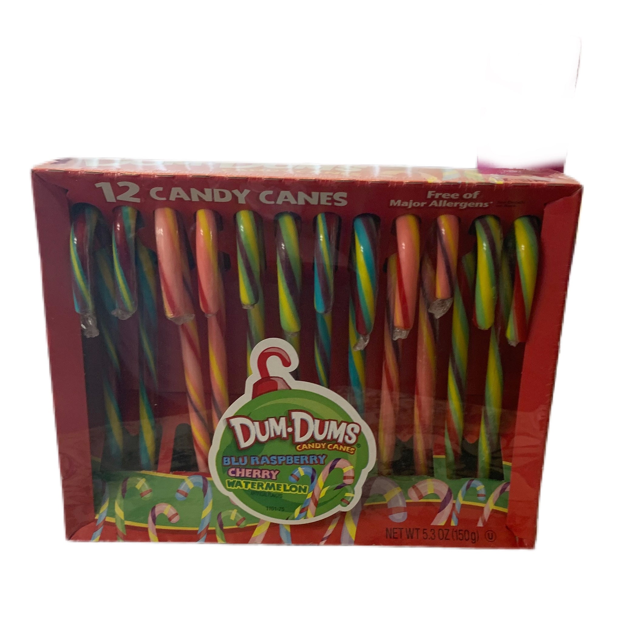 Dum Dum Candy Canes - 12 pk - 5.3oz