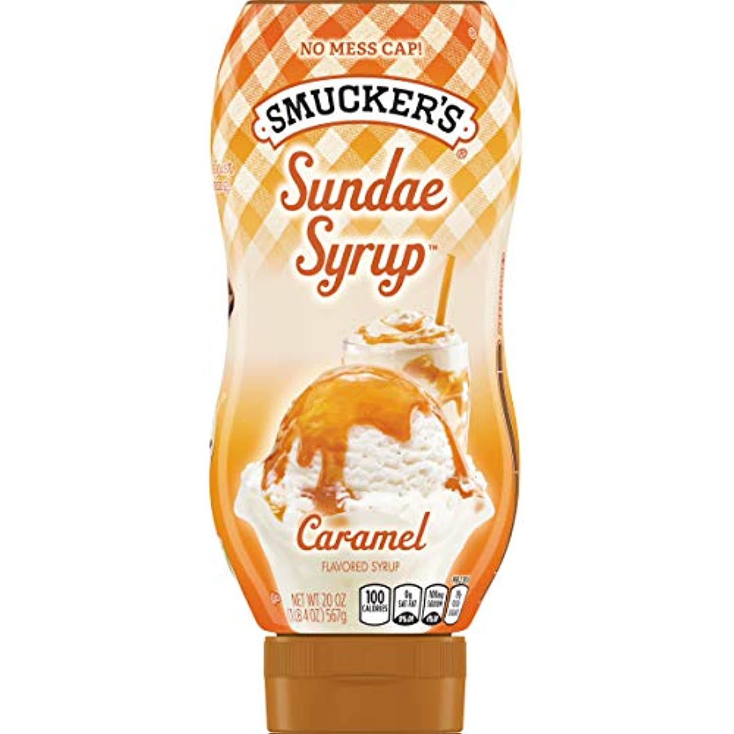 Smucker's Sundae Syrup Caramel Flavored Syrup, 20 Ounces