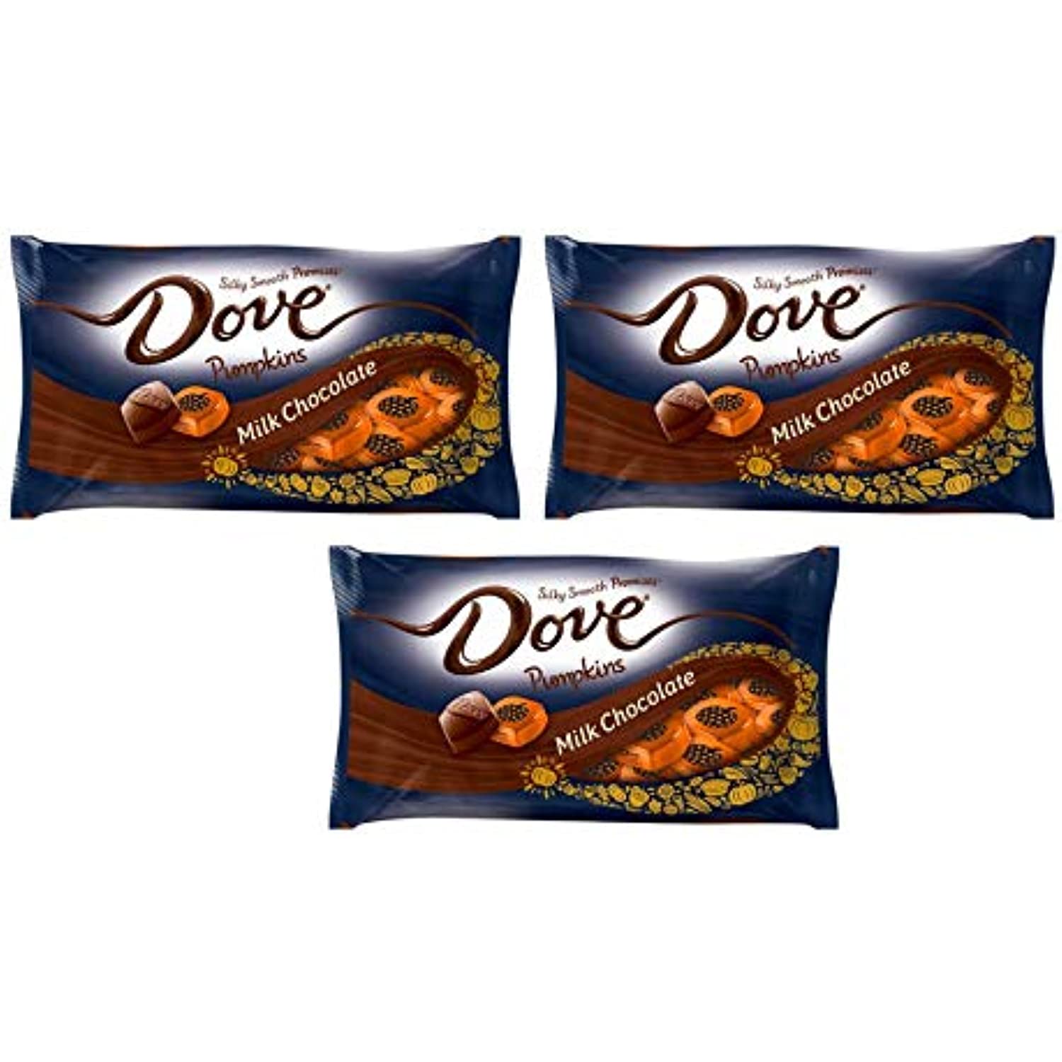 Dove Pumpkins Milk Chocolate 8.87 oz (Pack of 3)