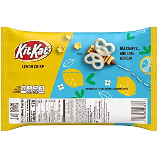 KIT KAT, Lemon Crisp Miniatures Lemon Flavored Creme Wafer Candy Bars, Easter, 8.4 oz