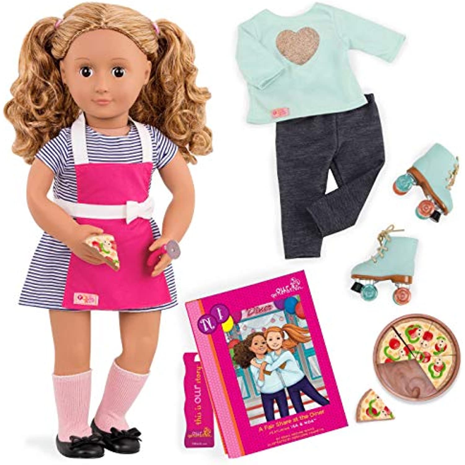 Our Generation Dolls Isa 18" Deluxe Doll Book