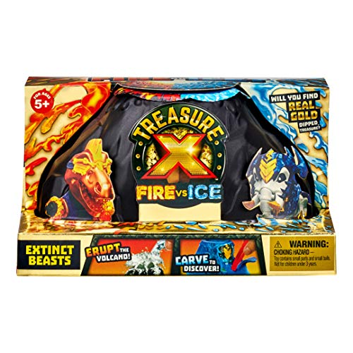 Treasure X - Fire vs Ice Extinct Beasts Pack, Multicolor (41590)