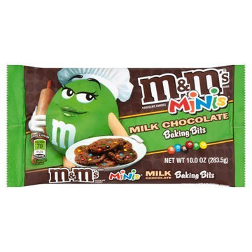 M&M's Christmas Baking Bits Milk Chocolate Minis, 10 oz