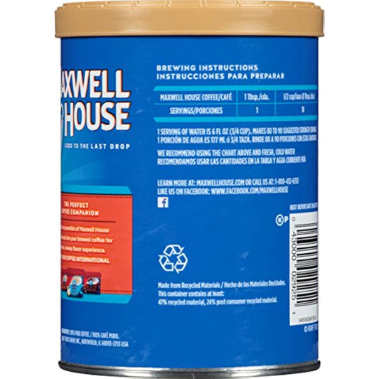 Maxwell House Breakfast Blend Light Roast Ground Coffee (11 oz Canisters, Pack of 3)