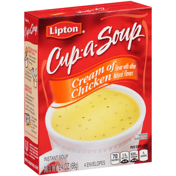 Lipton Cream of Chicken Instant Soup Mix 2.4 oz