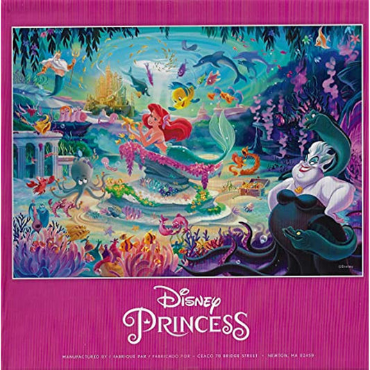 Ceaco - Disney Fine Art Collection, 1000 Piece Jigsaw Puzzles - The Little Mermaid, Blue