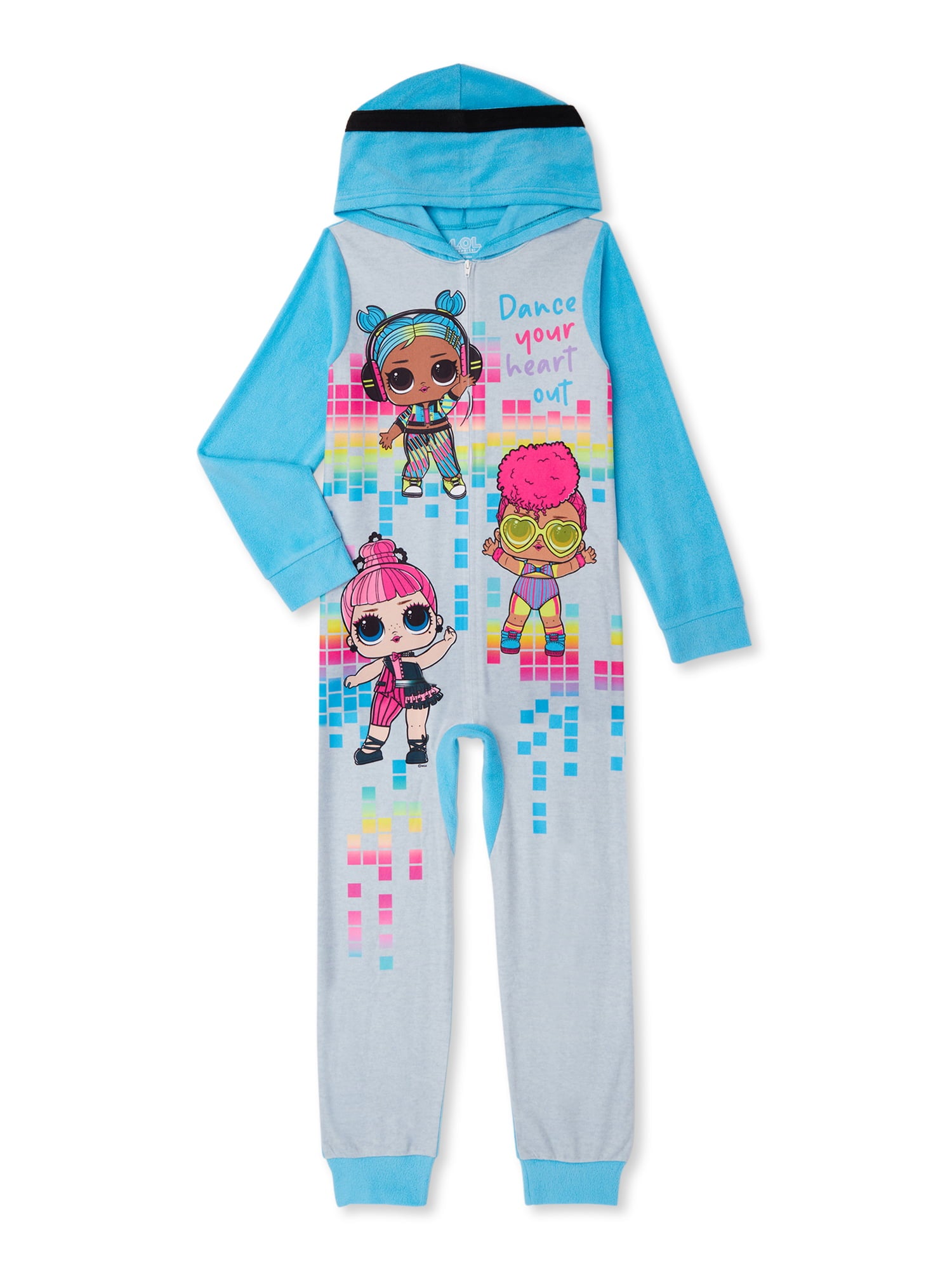 L.O.L. Surprise! Girls Hooded Blanket Sleeper, Sizes 4-12