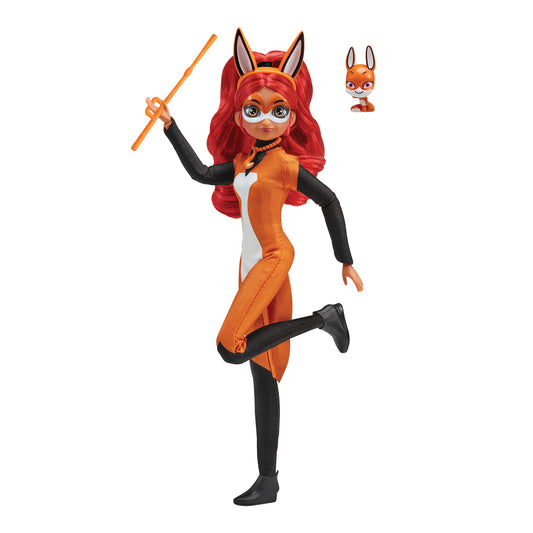 Miraculous Rena Rouge Doll 10.5" Fashion Doll with Accessories and Trixx Kwami by Playmates Toys