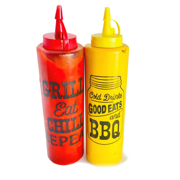 Cooking Concepts BBQ Condiment Bottles, 2-ct. Packs