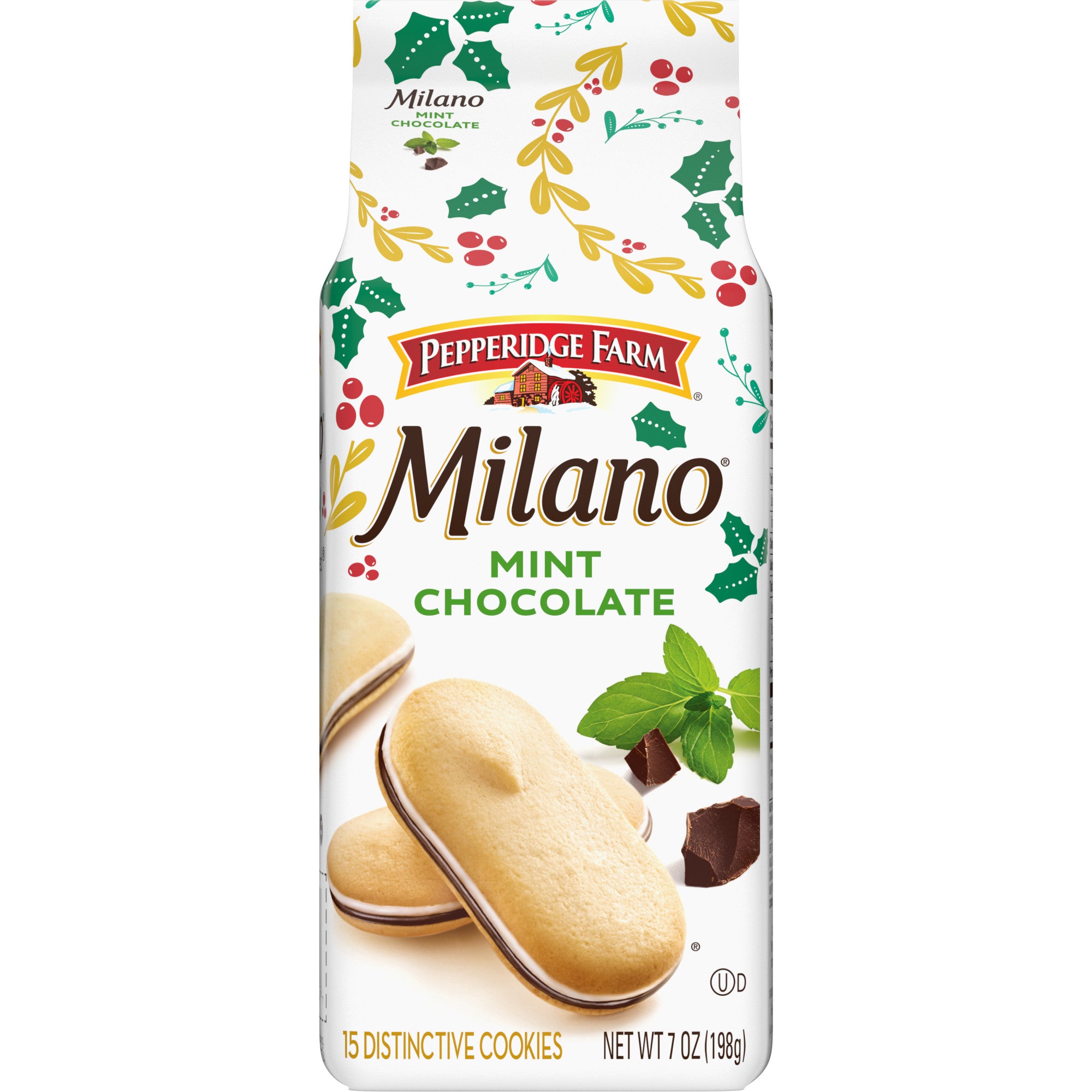 Pepperidge Farm Milano Mint Chocolate Cookies, 7-oz. Bag