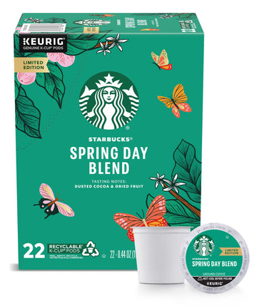 Starbucks Spring Day Blend K Cups Pods 22 count 22 Count (Pack of 1)