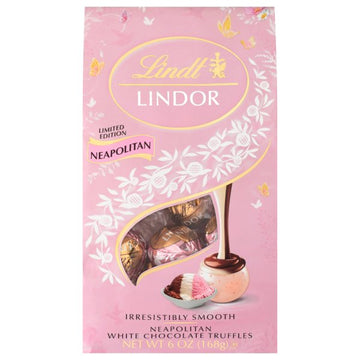 LINDOR Easter Spring Neapolitan White Chocolate Truffles Bag - 6oz