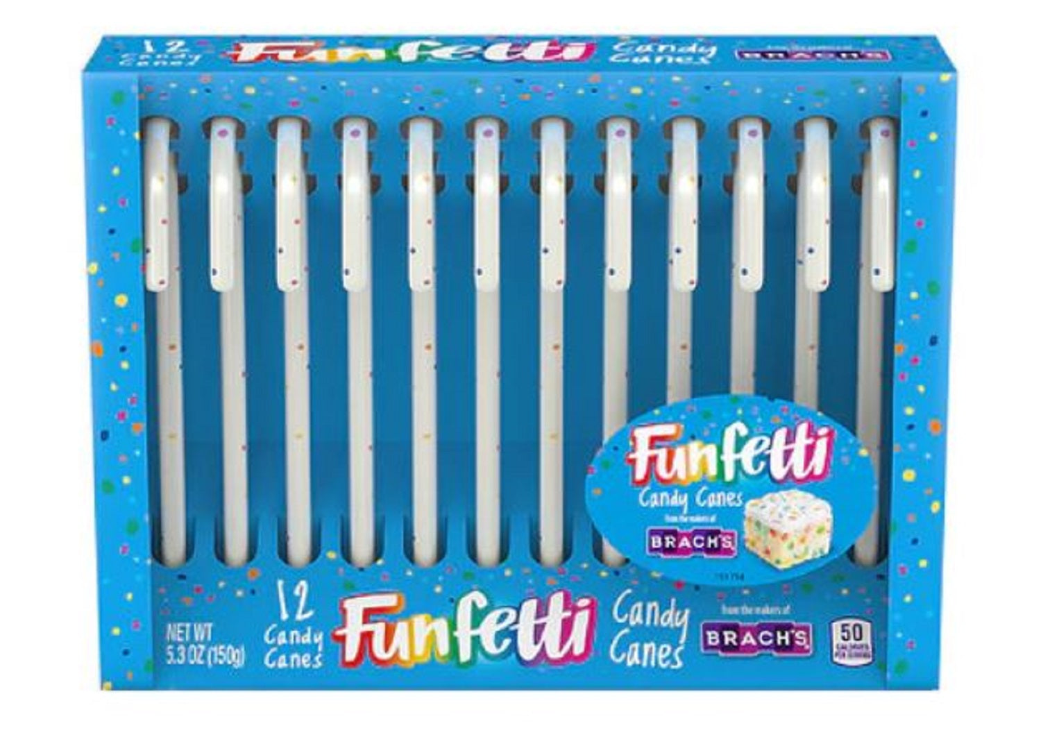 Brach's Funfetti Candy Canes 5.3oz