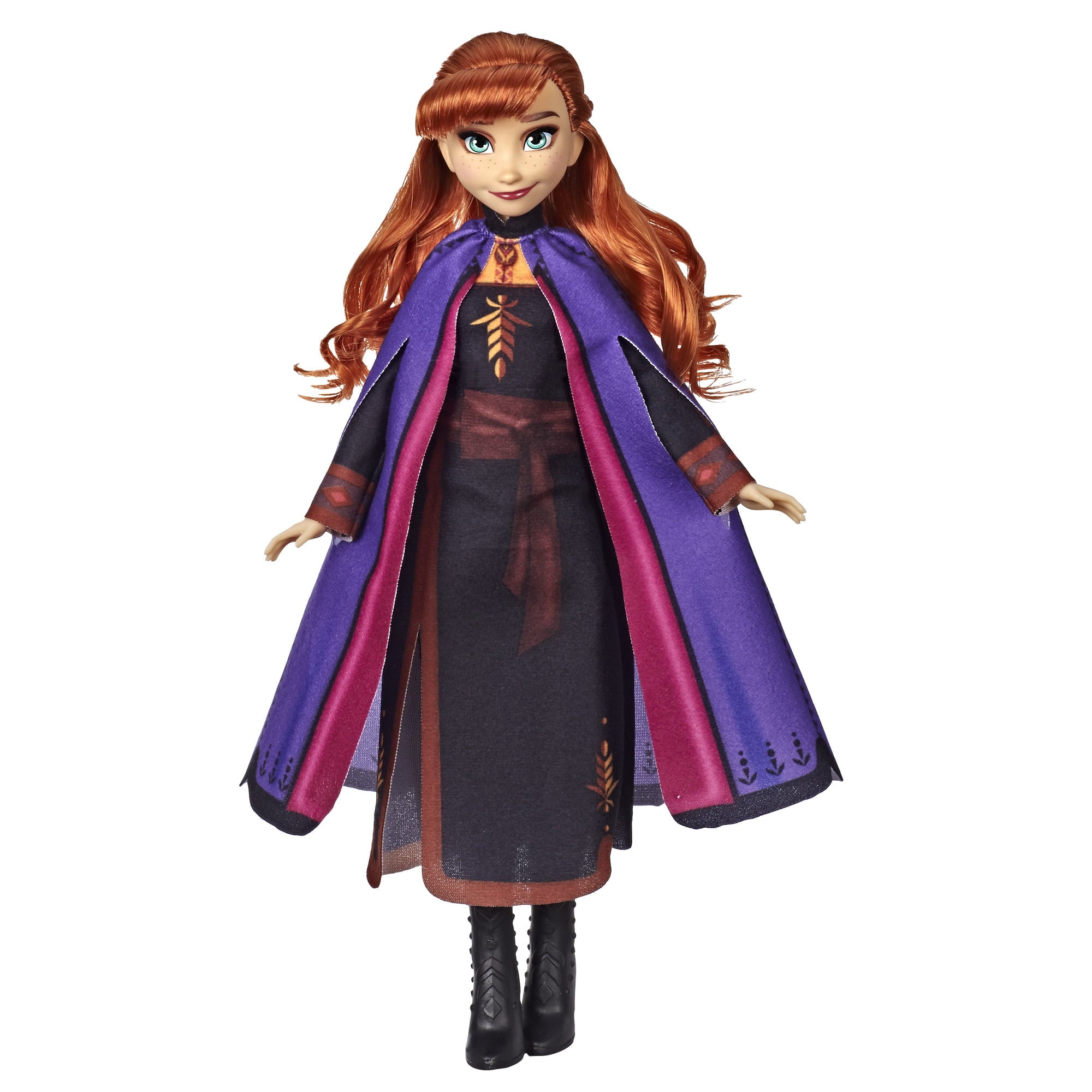 Disney Frozen 2 Anna Fashion Doll with Long Red Hair, Includes Movie Outfit