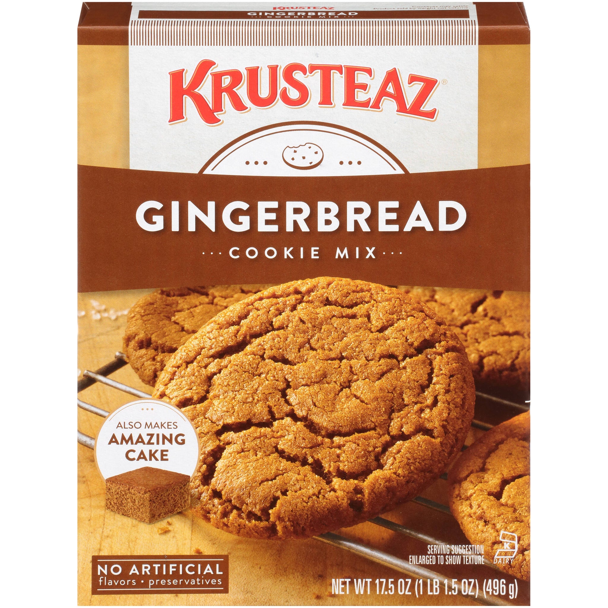 Krusteaz Gingerbread Cookie Mix 17.5 oz. Box