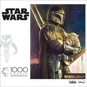 Buffalo Games Star Wars The Mandalorian - Wherever I Go, He Goes - 1000 Pieces Jigsaw Puzzle