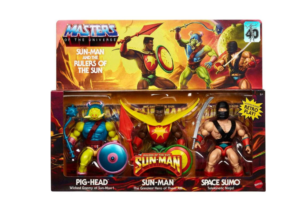 Masters of the Universe Sun-Man and the Rulers of the Sun Action Figure 3pk (Exclusive)