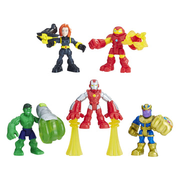 Playskool Heroes Marvel Super Hero Adventures The Power Up Squad Action Figures