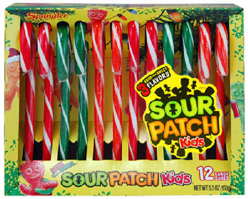 Sour Patch Kids Candy Canes, 5.3 Oz., 12 Count