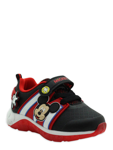 Mickey Mouse Toddler Boys License Athletic Sneakers, Sizes 7-12