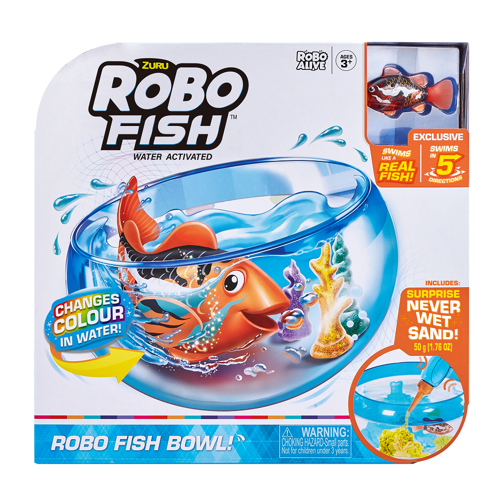 Robo Fish swimming pets Fish Tank Playset by ZURU