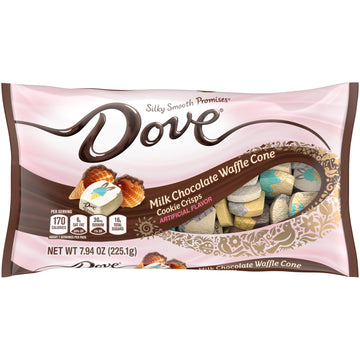 Dove Waffle Cone Easter Milk Chocolate Candy - 7.94 oz Bag