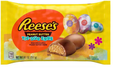 Reese's Peanut Butter Tie-Dye Easter Eggs Bag - 9.1oz - Individually Wrapped for baskets, egg hunts and gifting