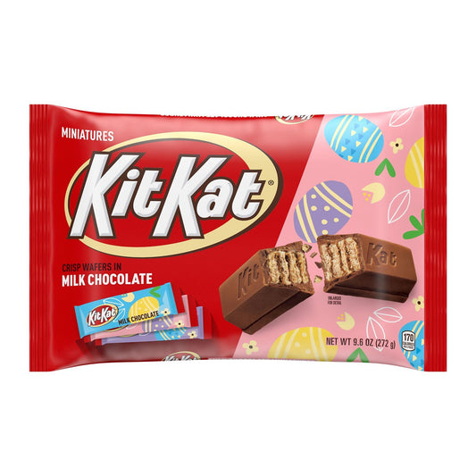 KIT KAT, Miniatures Milk Chocolate Wafer Candy Bars, Easter, 9.6 oz