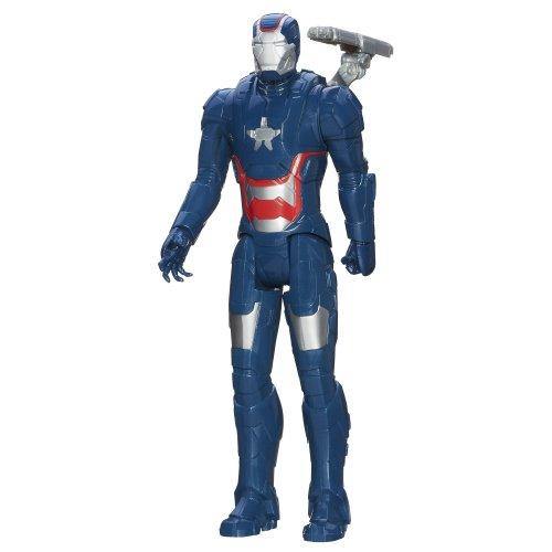 Marvel Iron Man 3 Titan Hero Series Avengers Initiative Movie Series Iron Patriot Action Figure, 12-Inch - Melville Co