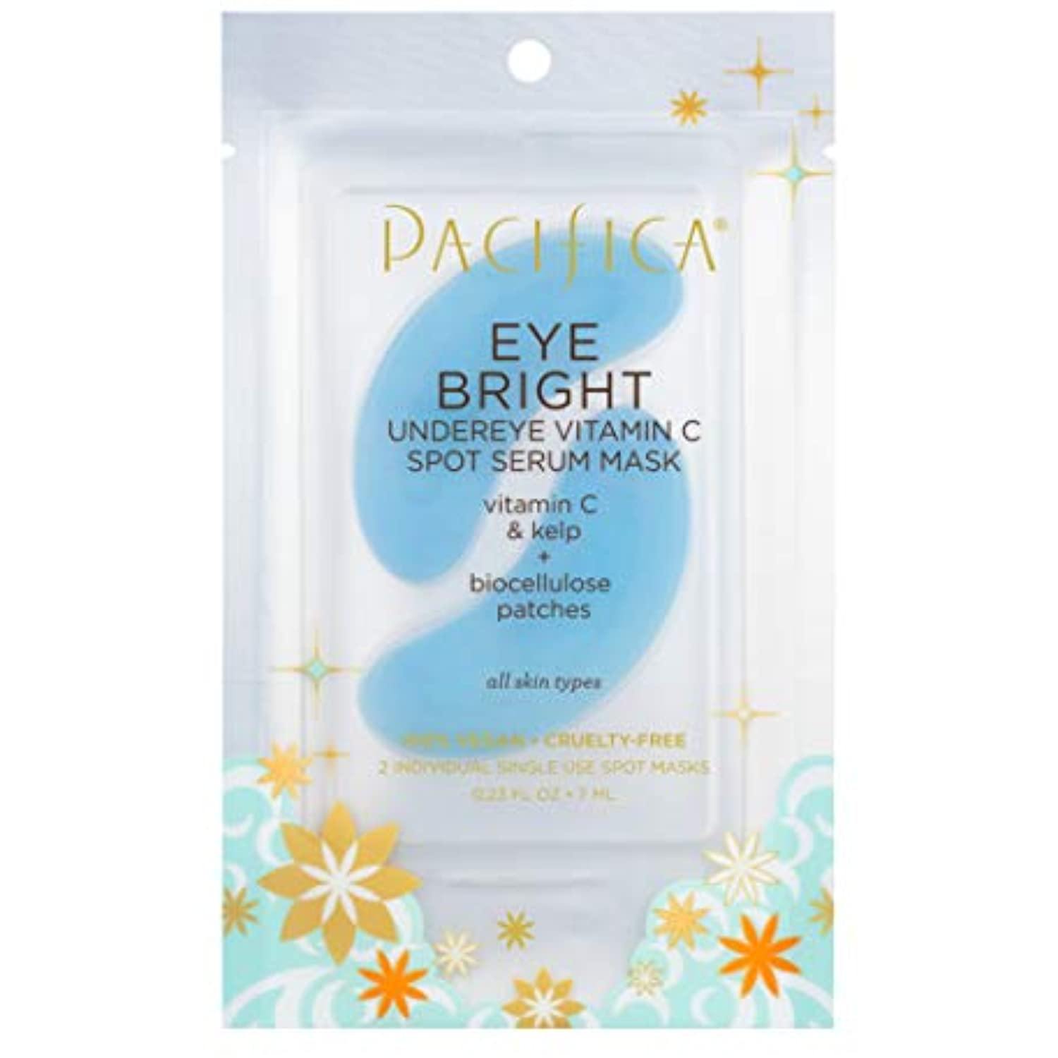 Pacifica Eye bright undereye vitamin c bio-cellulose patches, 0.23 Fl Ounce - Melville Co