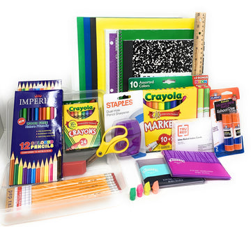 Back To School Bulk Supply Kit Grades K-5  Back To School Essentials - 25 Pieces