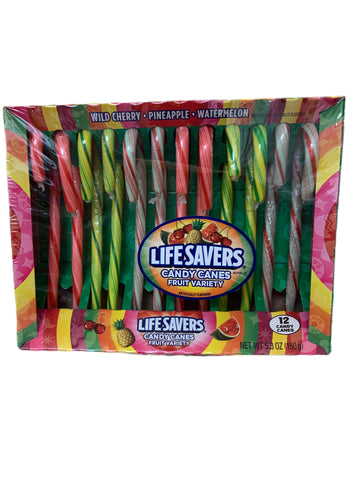 Life Savers Fruit Variety Candy Canes, 12 count