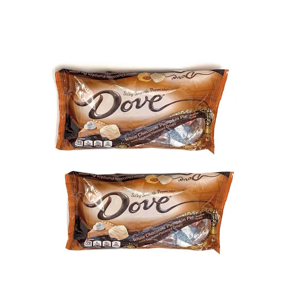 Dove Promises Halloween White Chocolate Pumpkin Pie- 7.94 oz 2 Pack