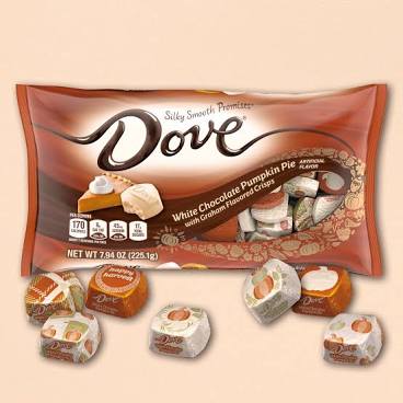 Dove Promises Halloween White Chocolate Pumpkin Pie- 7.94 oz 2 Pack