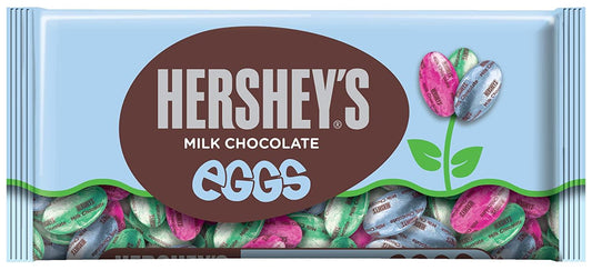 HERSHEY'S EGGS, Creamy Solid Milk Chocolate Candy Individually Wrapped, 10 Ounce - Melville Co