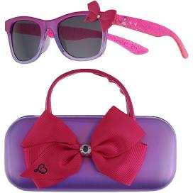 JoJo Siwa Sunglasses and Pink and Purple Case Set