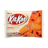 KIT KAT Orange Colored White Creme Snack Size Wafer Candy Halloween, 10.29 oz