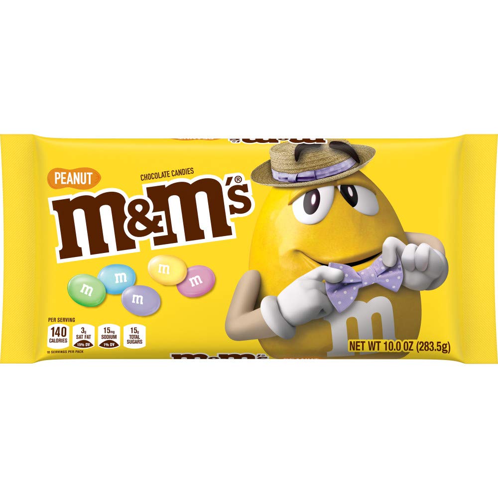 M&M'S Peanut Chocolate Easter Candy Pack of 2
