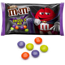 M&M's Ghouls Mix Halloween Candy - Spooky Colors Milk Chocolate - Fun Seasonal MM Candies