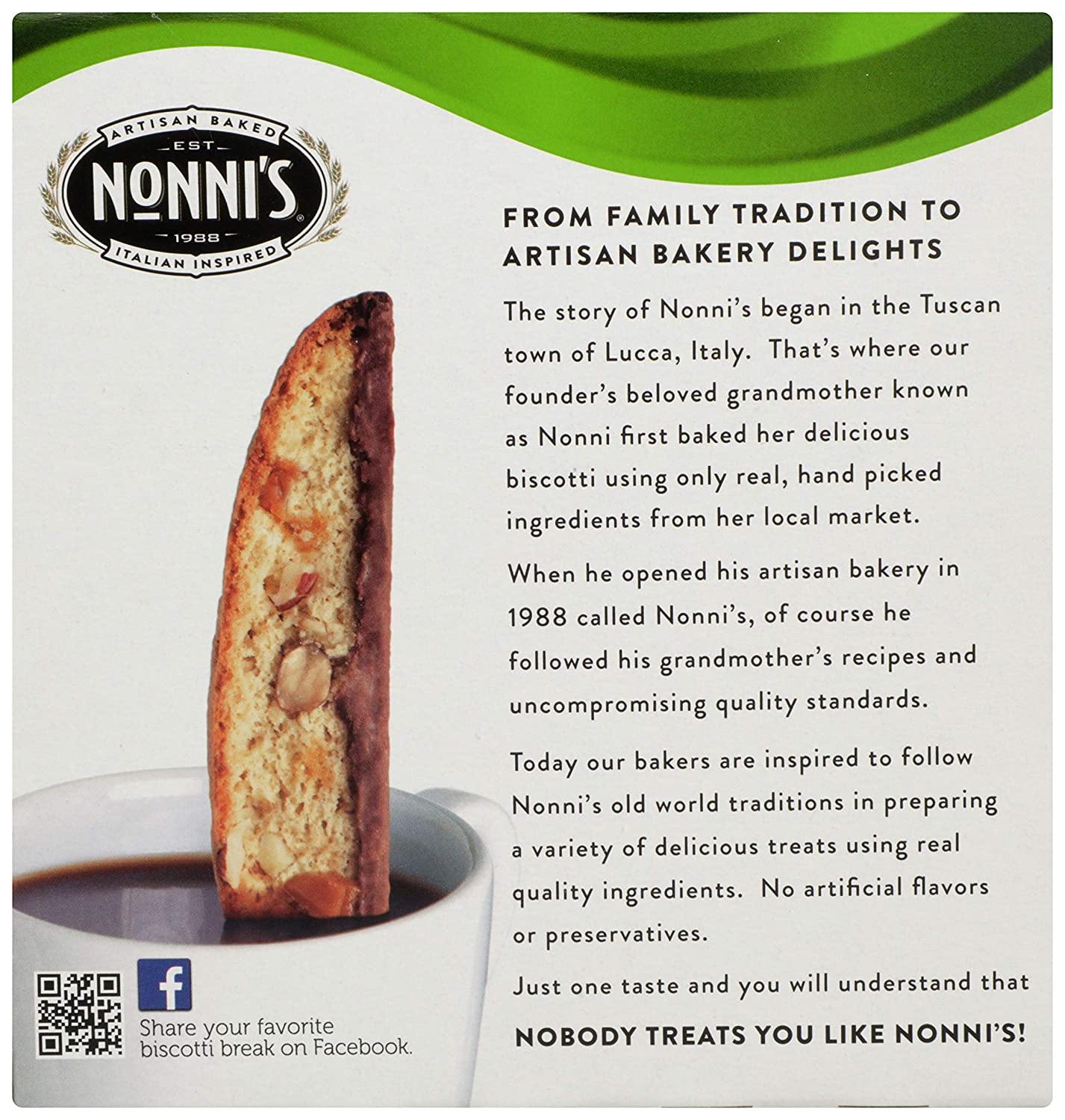 Nonni's Biscotti Toffee Almond, 6.88 oz - Melville Co