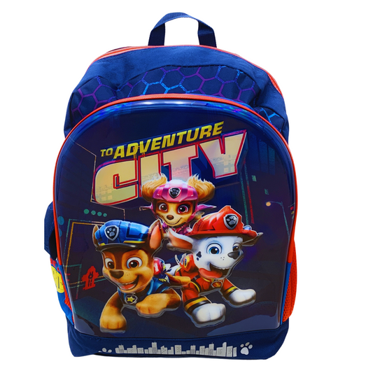 Paw Patrol Movie Boys Blue 17" Backpack with Pencil Case