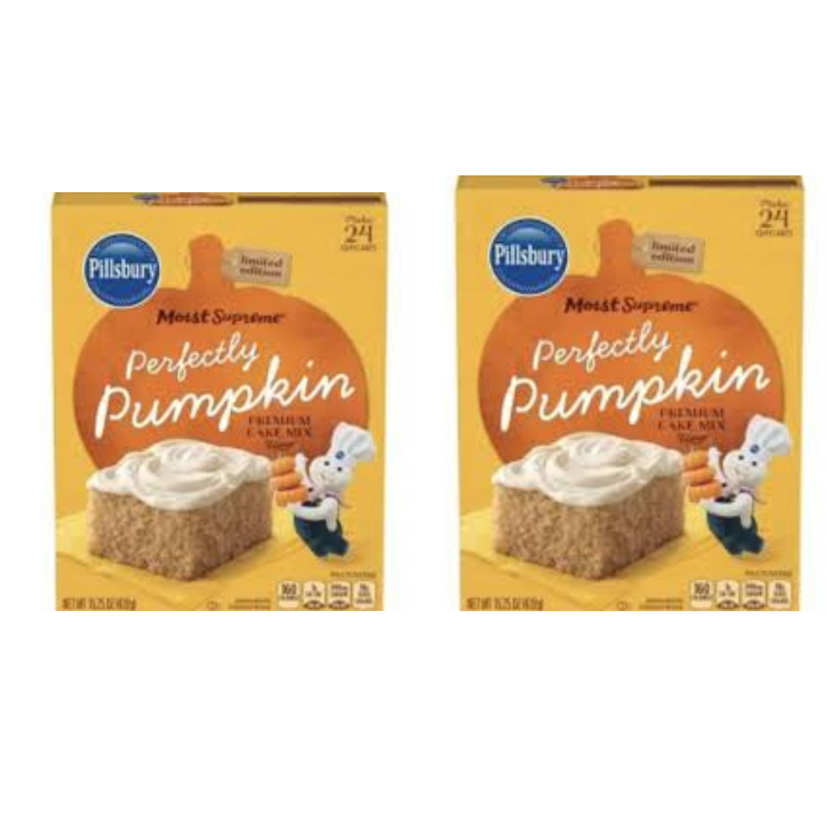 Pillsbury Perfectly Pumpkin Cake Mix, Limited Edition 15.25 Oz.