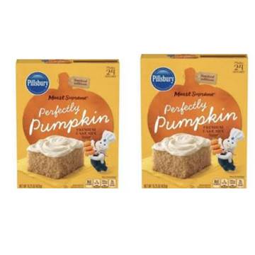 Pillsbury Perfectly Pumpkin Cake Mix, Limited Edition 15.25 Oz.