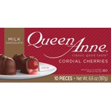 Queen Anne Milk Chocolate Cordial Cherries, 6.6 oz Box, 10 Piece